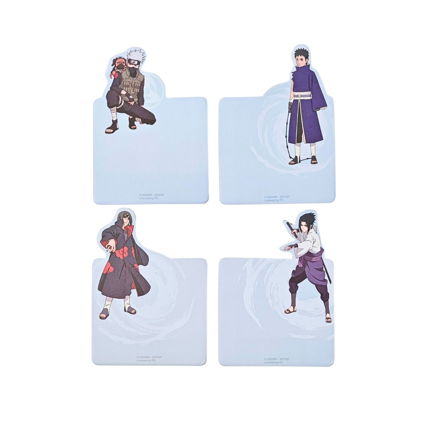 Naruto - Set of 4 Sticky Note Pads (D2)