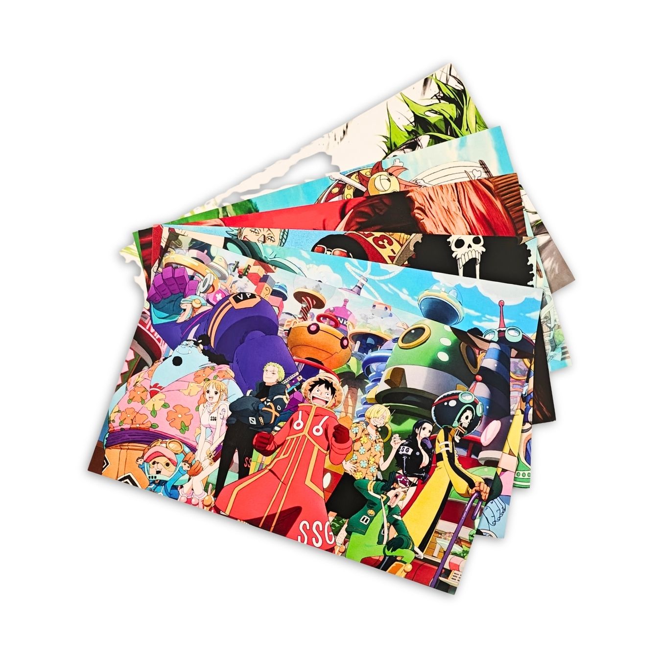 One Piece Postcards (9"x16", 300 gsm, premium card-paper) - Set of 12