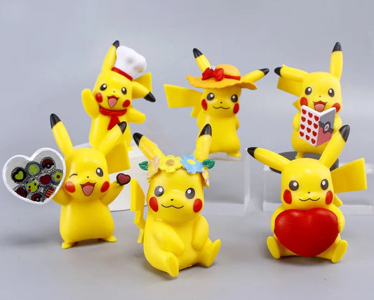 Pikachu set x6 - Pokemon