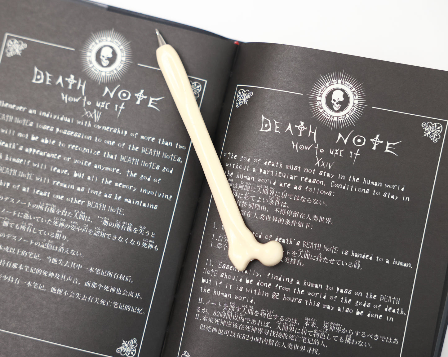 Death Note - Notebook with bone pen