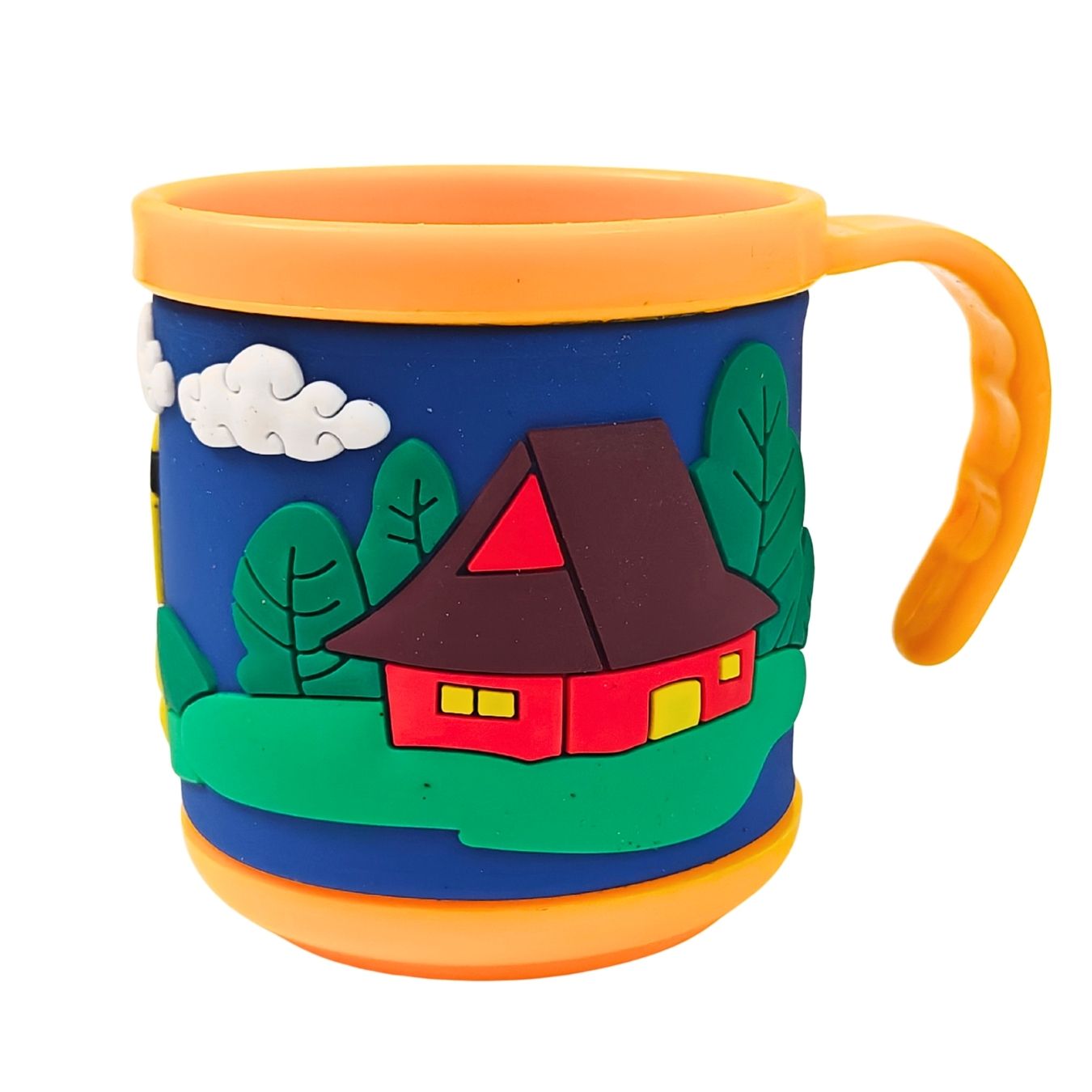 Minions - 3D Rubberized Surface Plastic Cup (Pack of 2)
