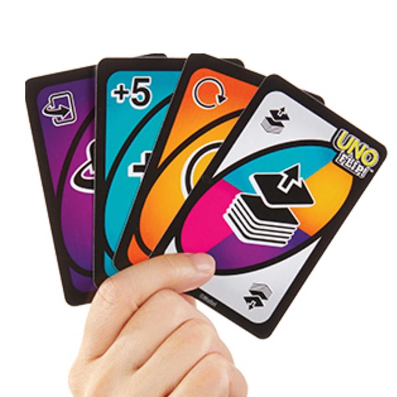 Uno Flip (112 Cards) & Uno DOS (108 Cards) - Playing Card Game (for 7 years & above) - With Instructions