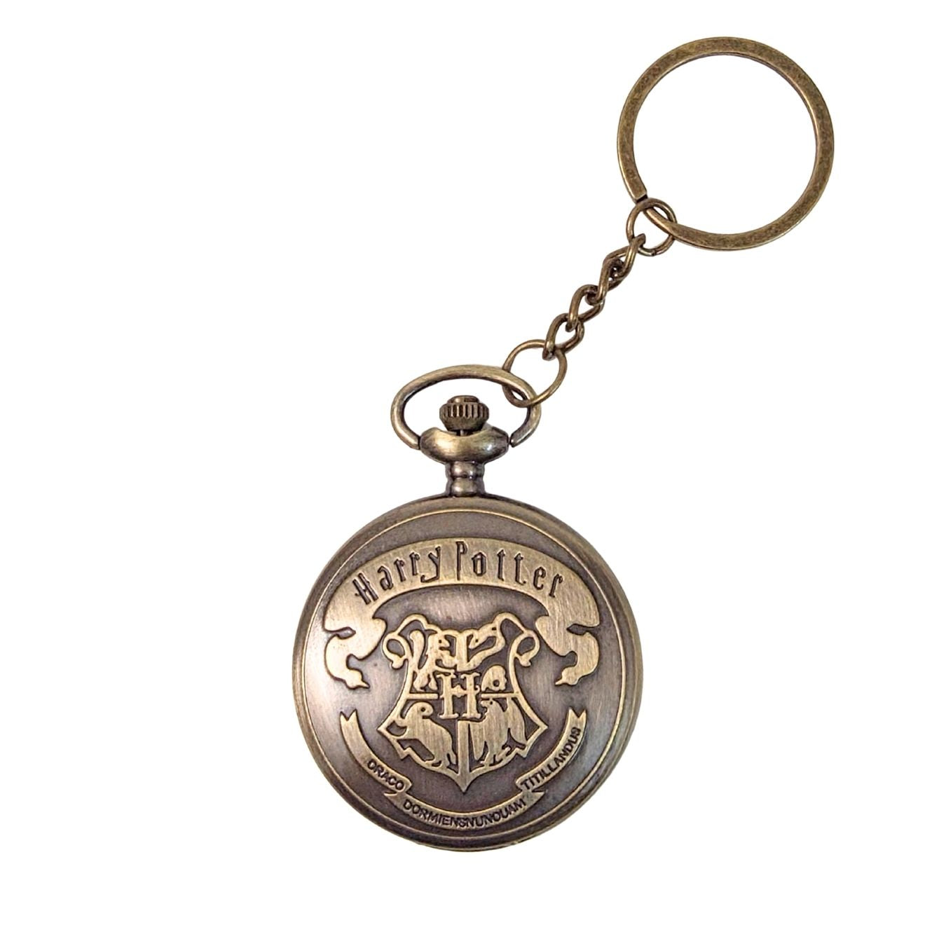 Harry Potter Hogwarts Crest - Metal Pocket Watch
