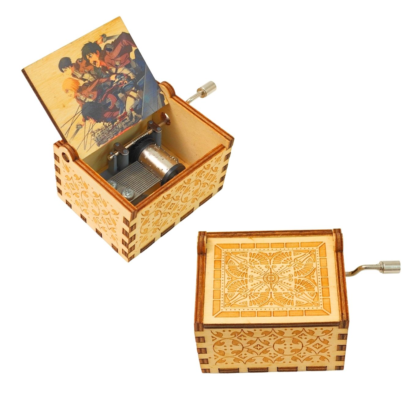 Attack on Titan Music Box - Plays Theme Song (hand-wound)