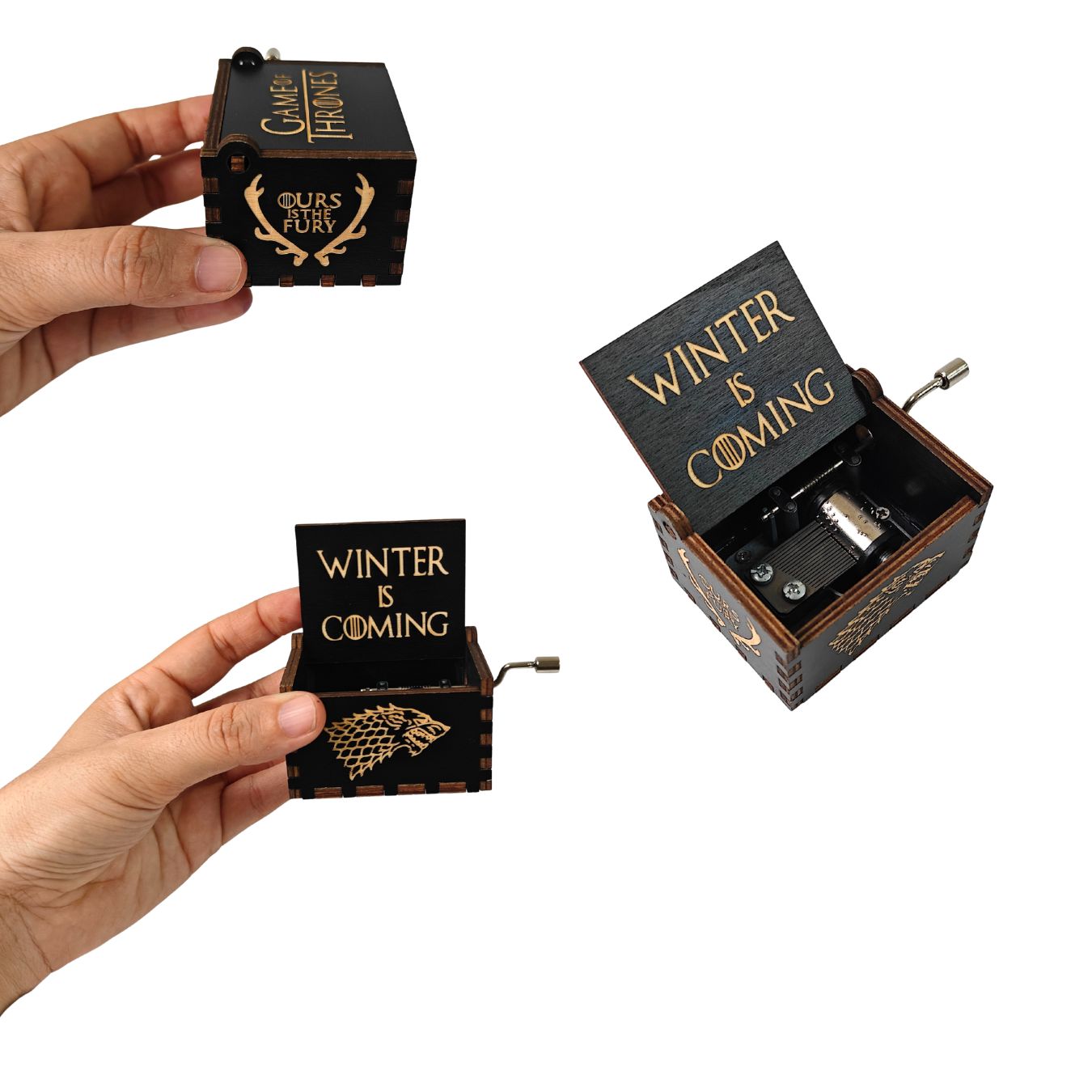 Game of Thrones Music Box - Plays Theme Song (Hand - Crankled)