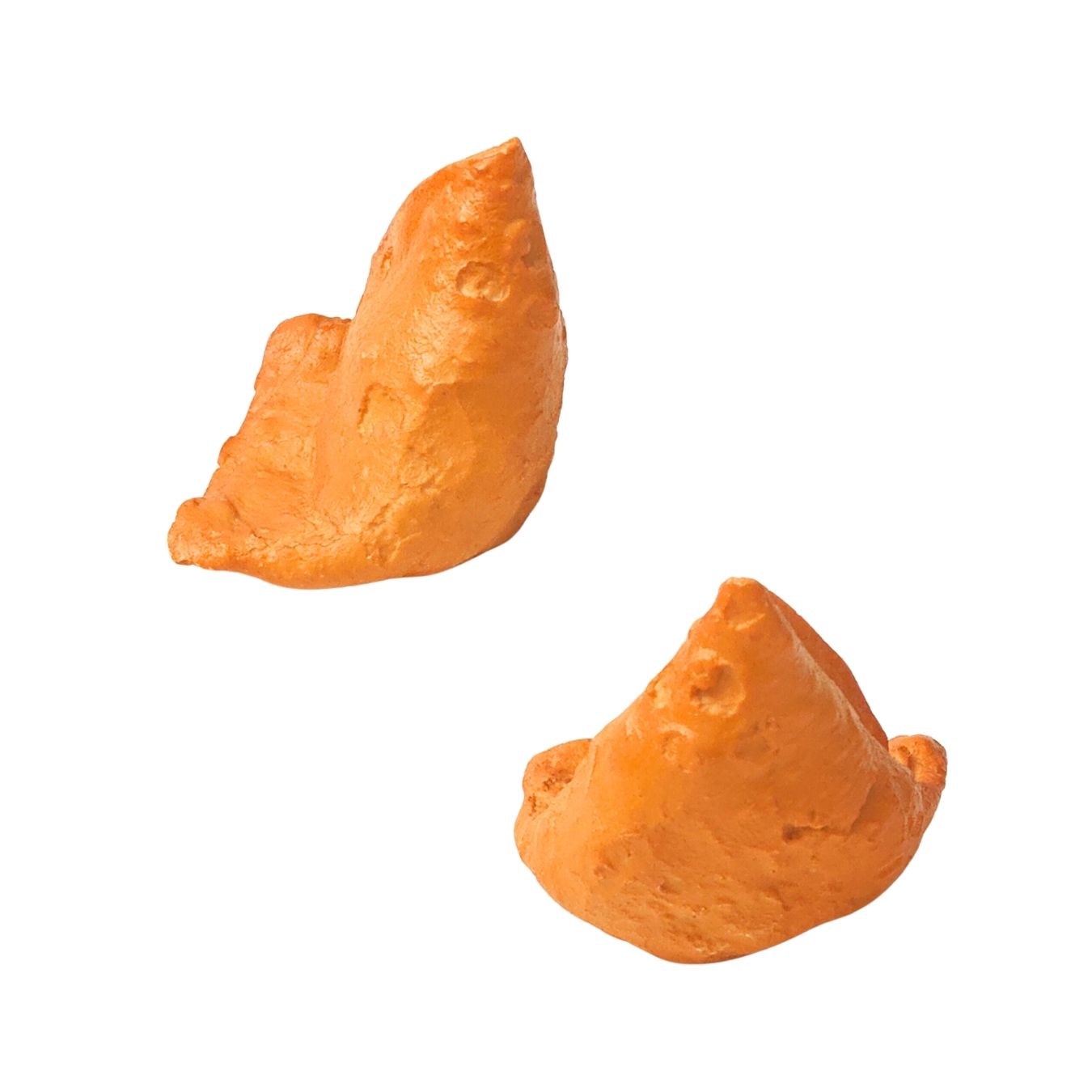 Samosa - Decor / Paperweight - realistic size, look & feel (7*7*6 cm)