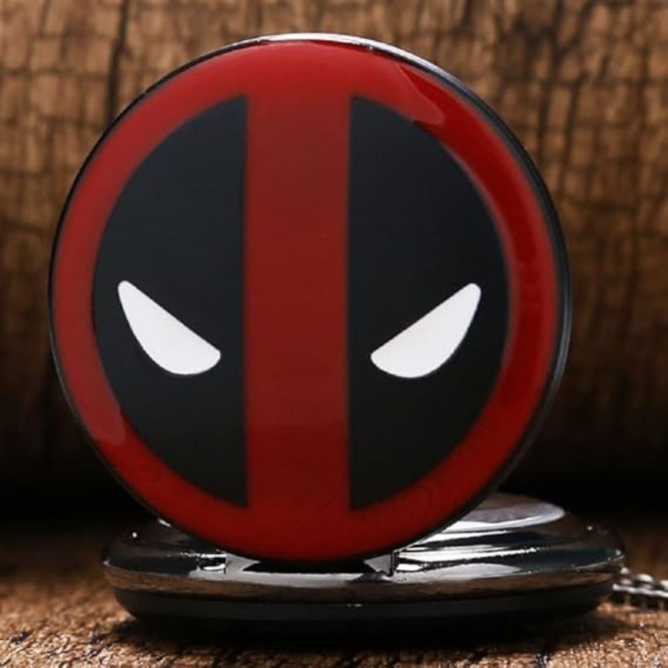 Deadpool Logo - Metal Pocket Watch