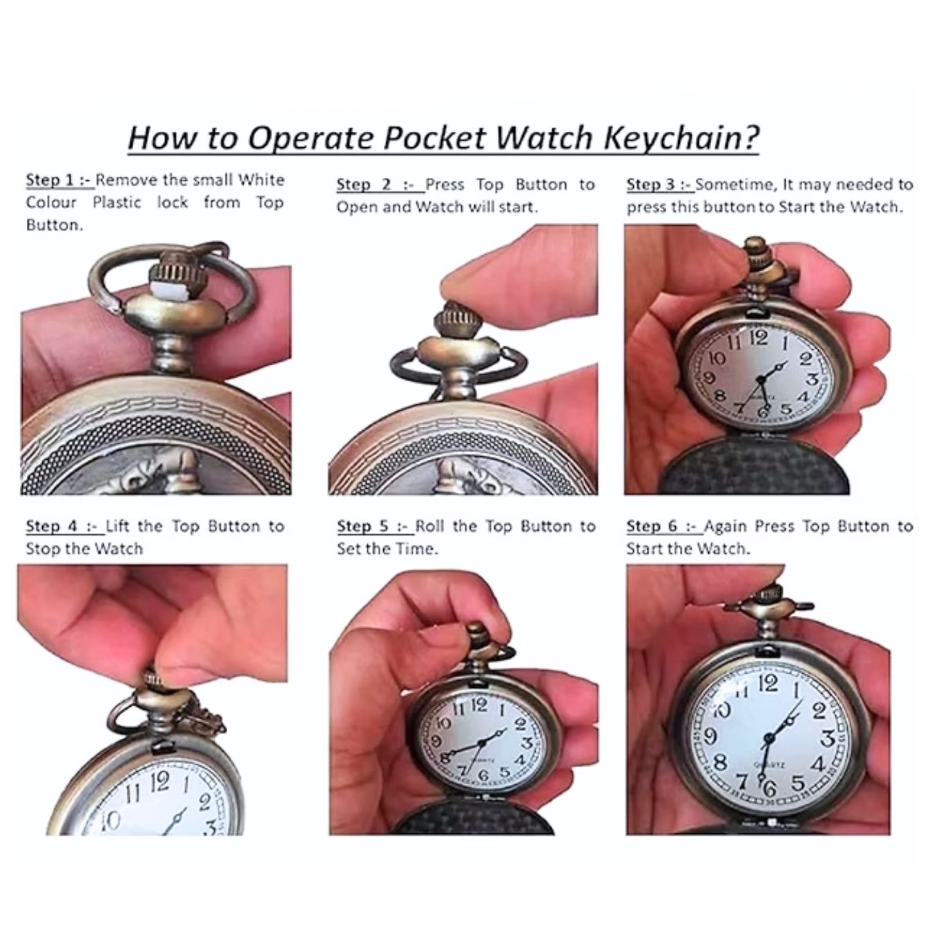 Harry Potter - Metal Pocket Watch (choose design from menu)