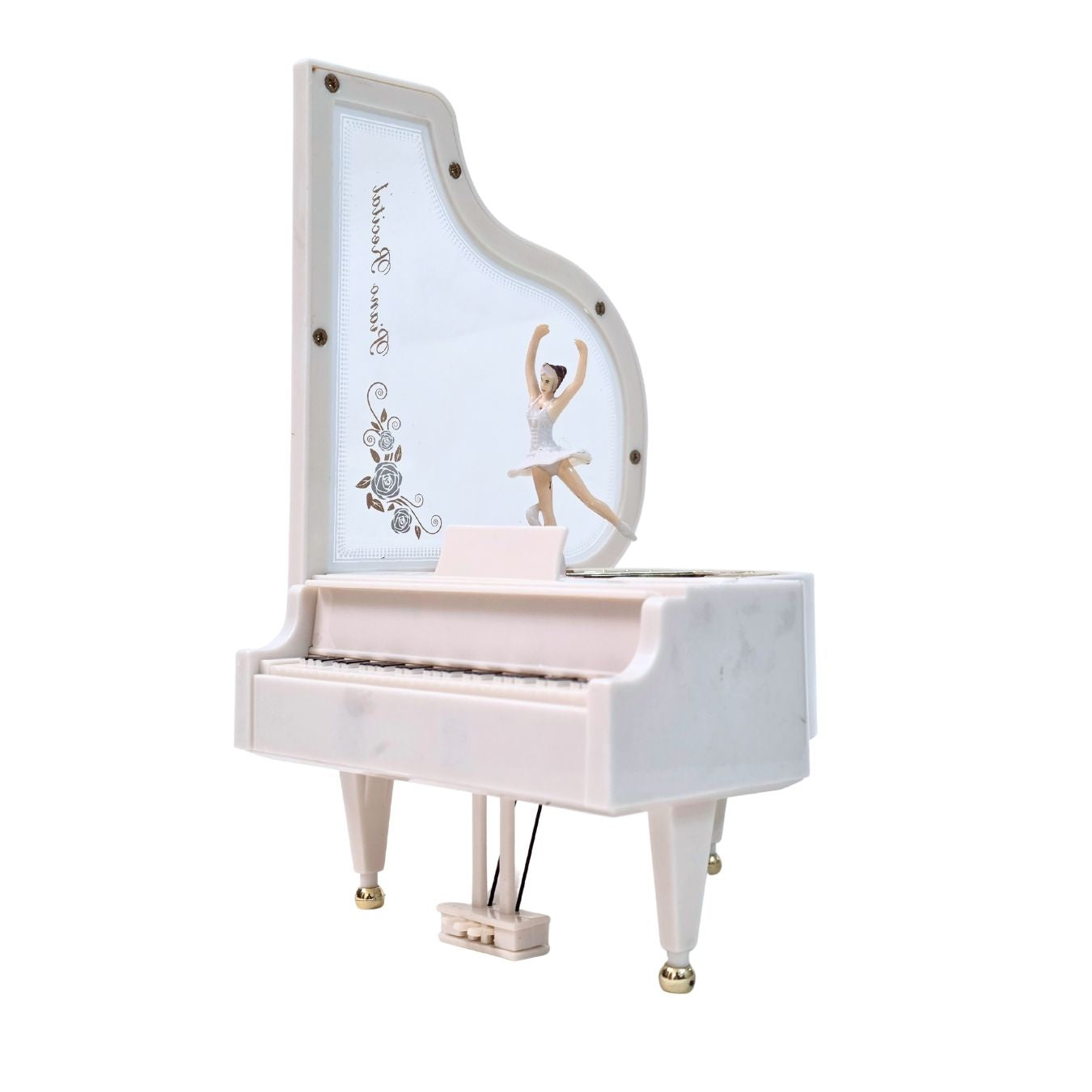 Ballerina on Piano - Dancing on Piano with Auto-wind Music Box