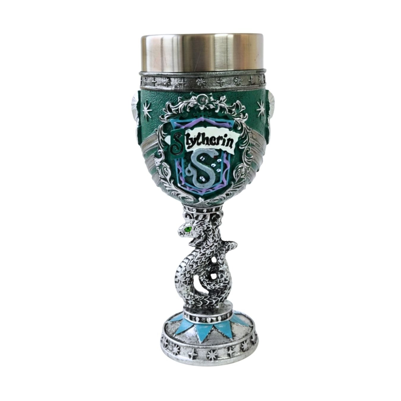 Hogwarts House Goblets (20*9 cm)- Resin with inner steel cup | Harry Potter (select variant from menu)