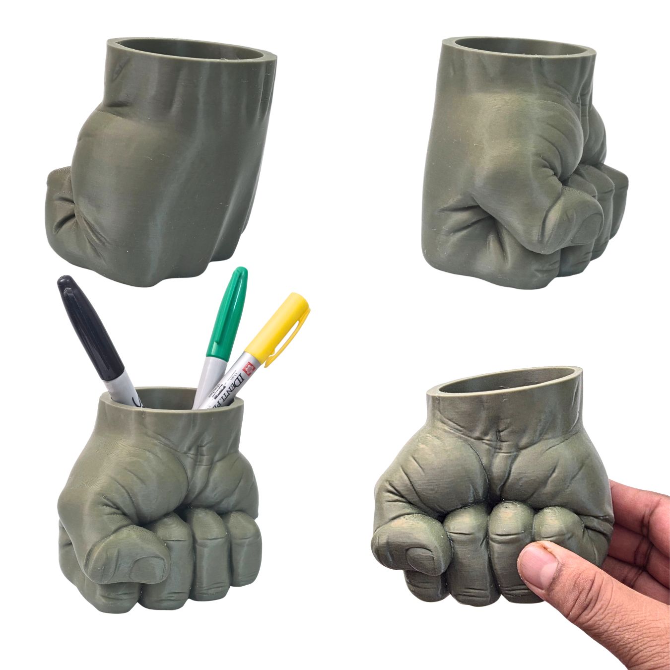Hulk Gamma Grip Desk Accessory & Planter - (10 cm)