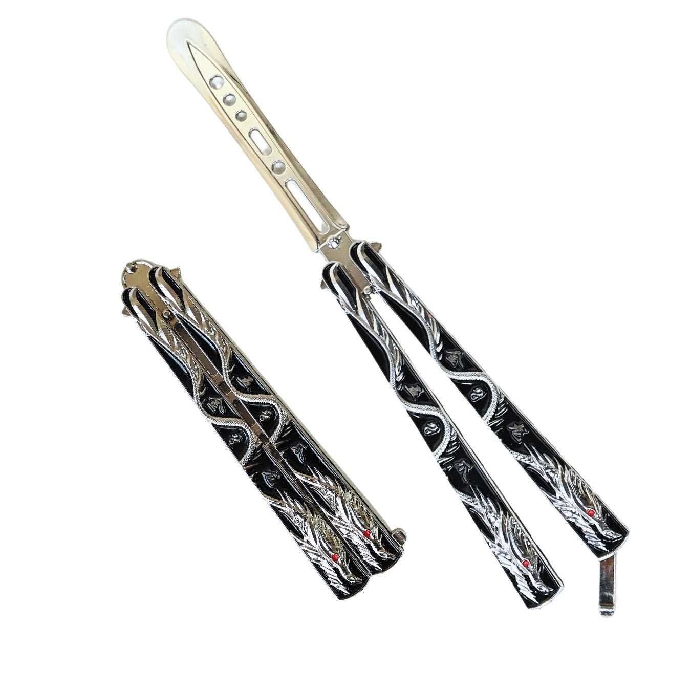 Decorative Anime Butterfly Knife (metal, 18 cm) (select variant from menu)