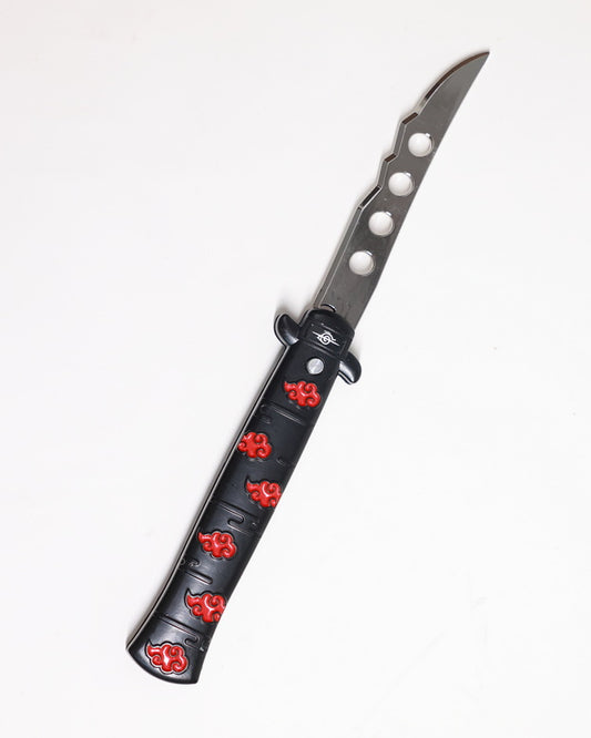 Akatsuki | Naruto - Foldable Metal Anime Knife (23cm) - Snap-open (not sharp)