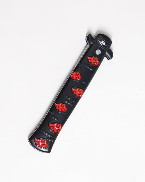 Akatsuki | Naruto - Foldable Metal Anime Knife (23cm) - Snap-open (not sharp)