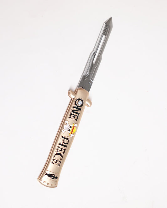 One Piece - Foldable Metal Anime Knife (23cm) - Snap-open (not sharp)