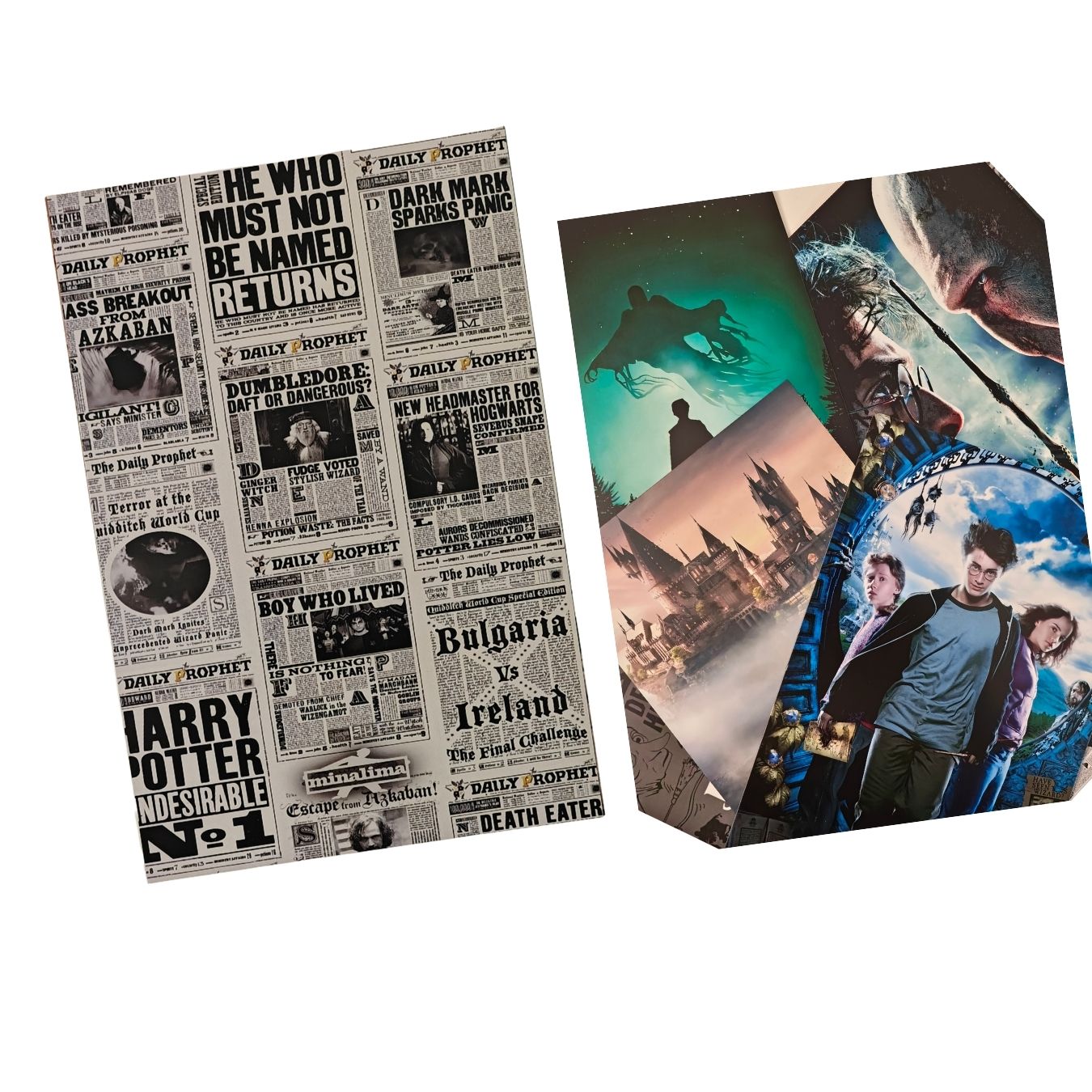Harry Potter Postcards (9"x16", 300 gsm thick premium card-paper) - Set of 12