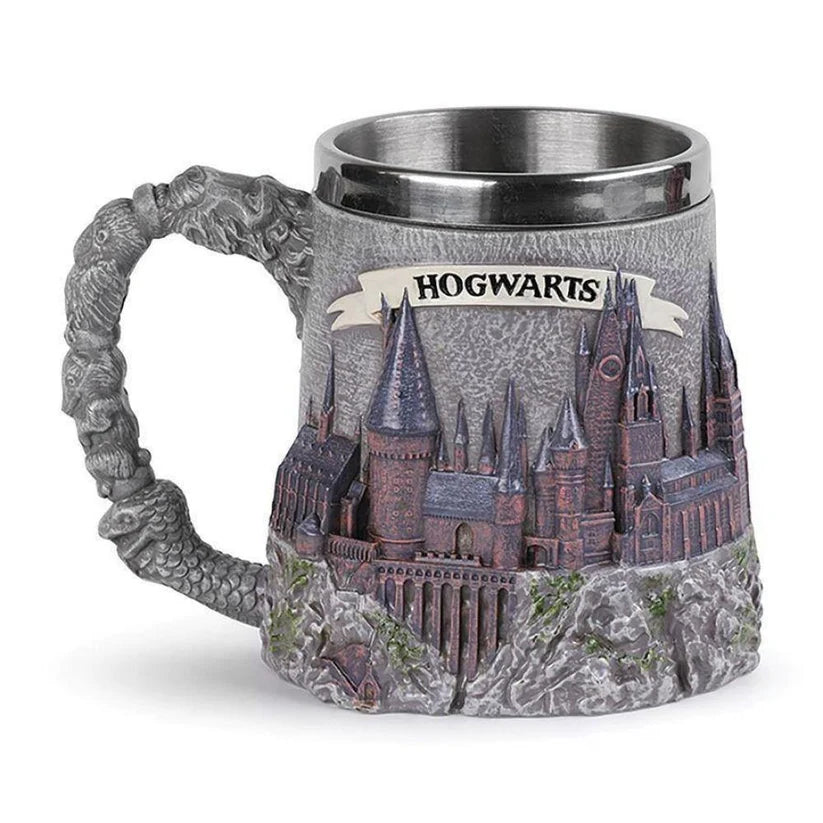 Hogwarts 3D Coffee Mug (Stainless Steel inside) - Harry Potter