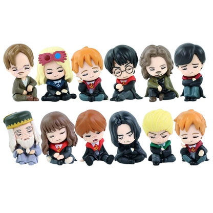 Cute Sleeping Harry Potter & Friends (6 cm) - Set of 12