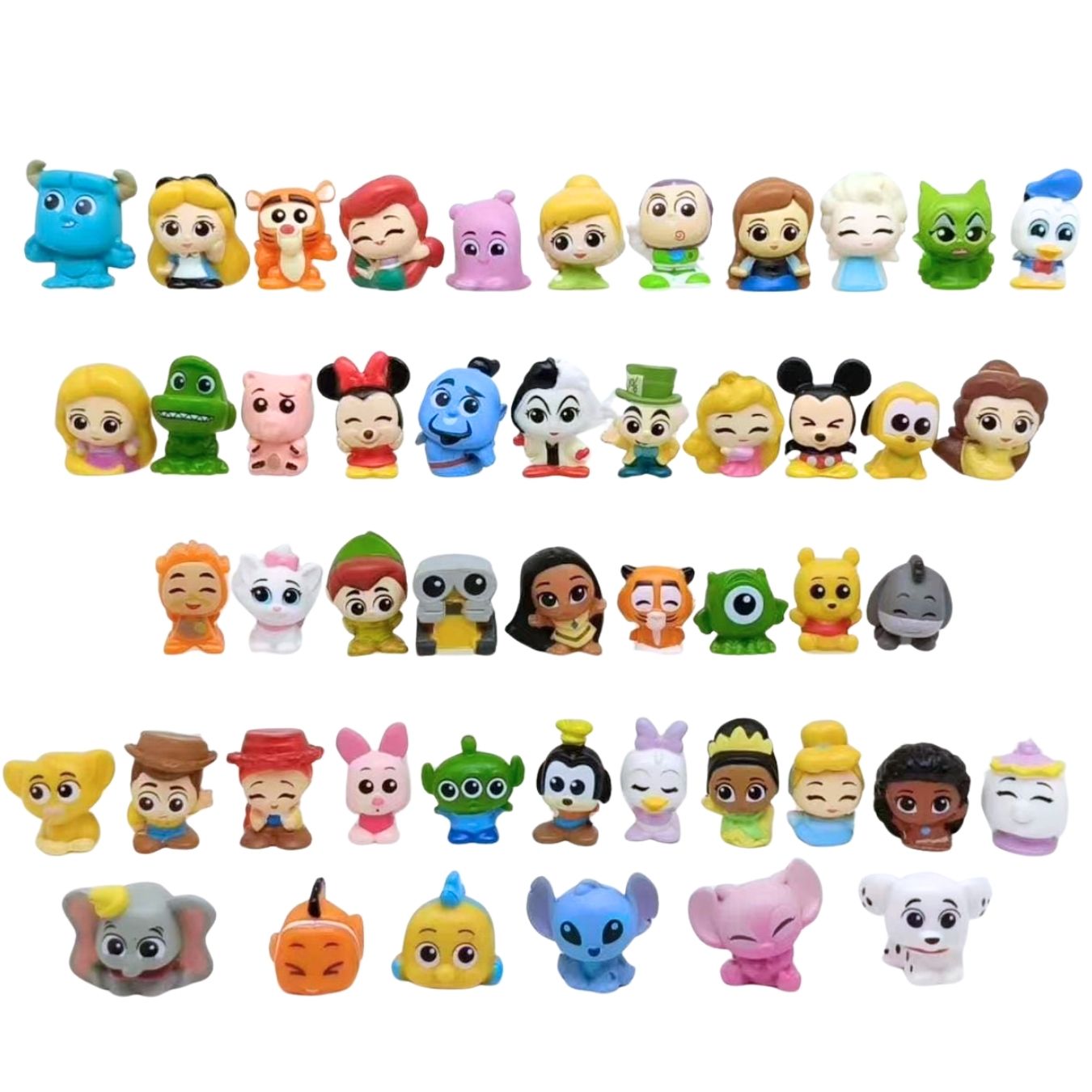 Disney Doorables - Set of 48 mini figures (2-3 cm)