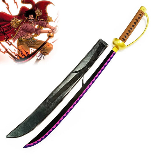 Roger Black Katana - One Piece - Wooden (no sharp edge) Life-sized - 104 cm #028