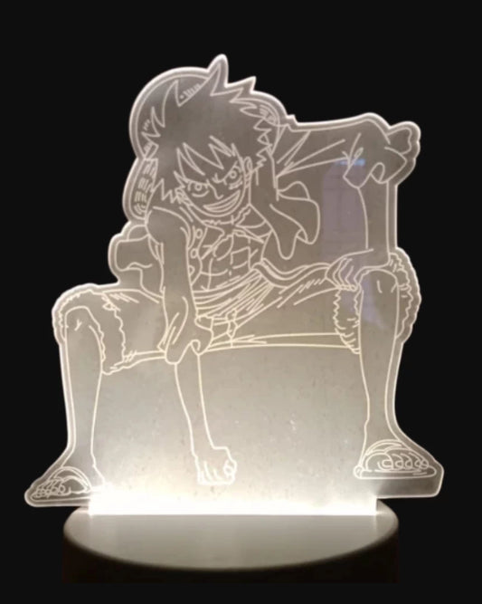 Luffy Earth Punch  - Acrylic Lamp