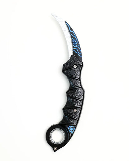 Foldable Karambit with Finger Spinner - not sharp (15 cm ) (select variant)