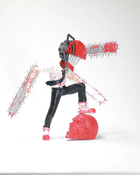 Denzi Figure on Skull Chainsaw Man