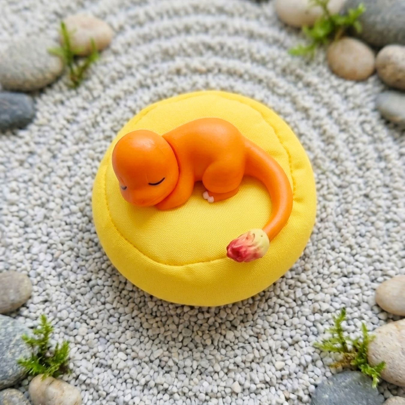 Sleeping Charmander Cushion Mini Figure  (Cushion size - 8 cm)