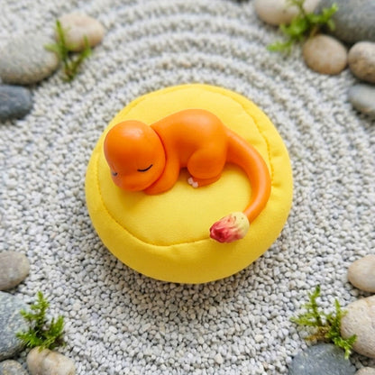 Sleeping Charmander Cushion Mini Figure  (Cushion size - 8 cm)