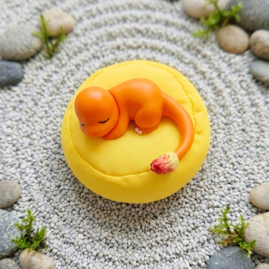 Sleeping Charmander Cushion Mini Figure  (Cushion size - 8 cm)