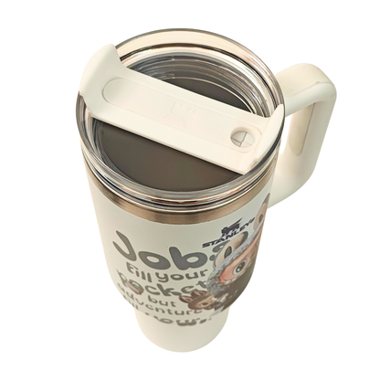 Labubu (Scooter)- Quencher H2.0 Tumbler (1.18 litre)