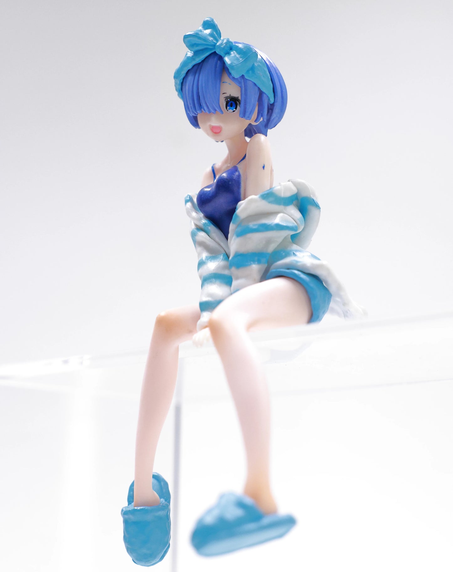 Rem in Blue sitting - Zero