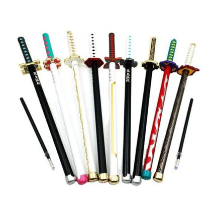 Metal Katana Pens (19 cm) (choose variant below)