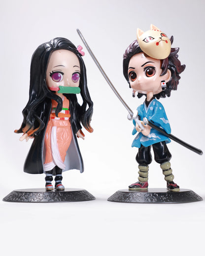 Nezuko & Tajiro with mask - QPosket x2- Demon Slayer