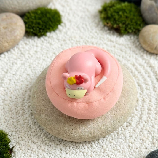 Sleeping Slowpoke Cushion Mini Figure (Cushion size - 8 cm)