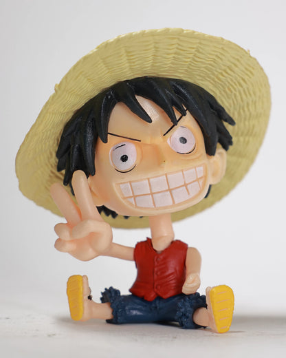 Luffy sitting Chibi - One Piece