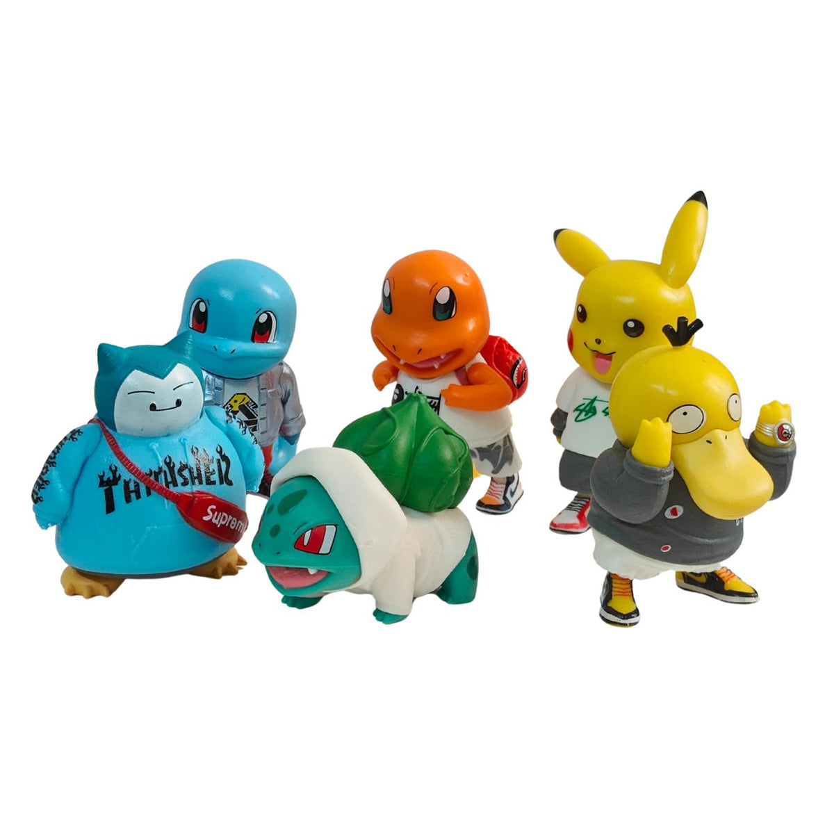 Pokemon Hypebeast Streetwear Figure set of 6 (4-10 cm)