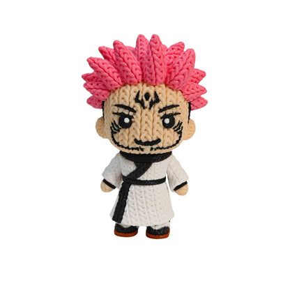 Jujutsu Kaisen Knitted Effect Figures (select variant)-(made of PVC, not Yarn) (10 cm)