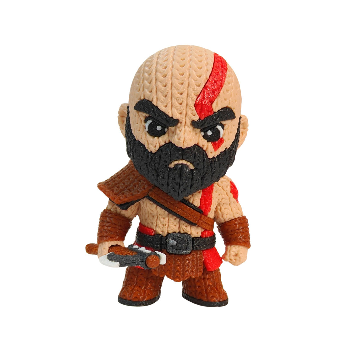 God of War Kratos Knitted Effect Mini Figure (10 cm)