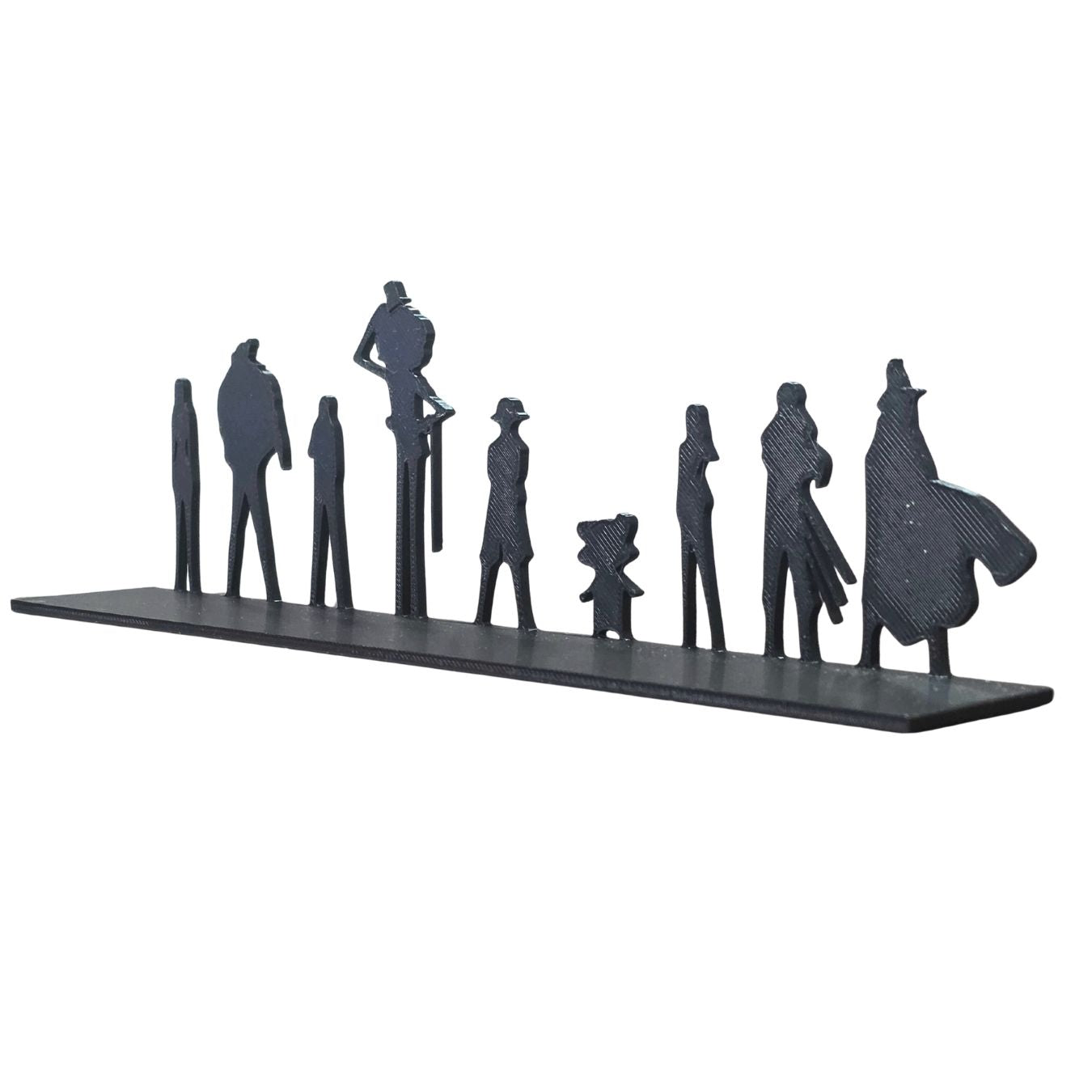 Straw Hats Pirates Silhouettes Tabletop (22 x 7 x4 cm) | One Piece