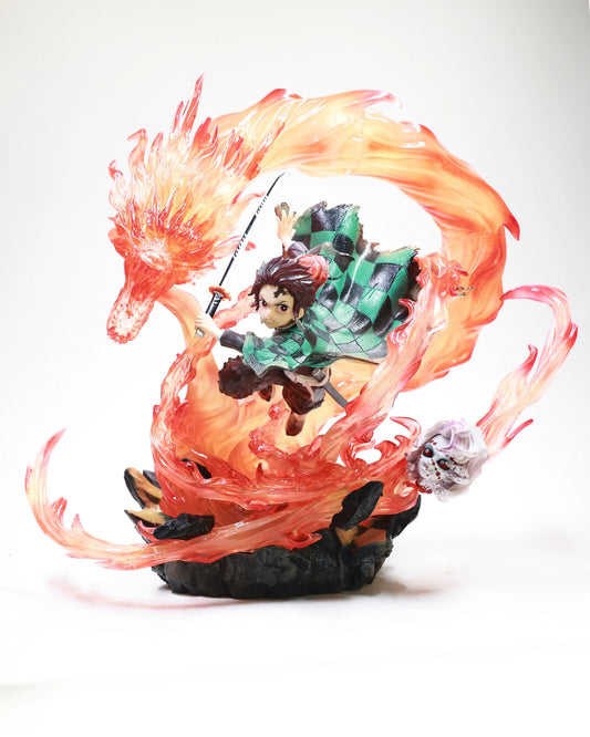 Tanjiro - Flaming Dragon - with LED lights