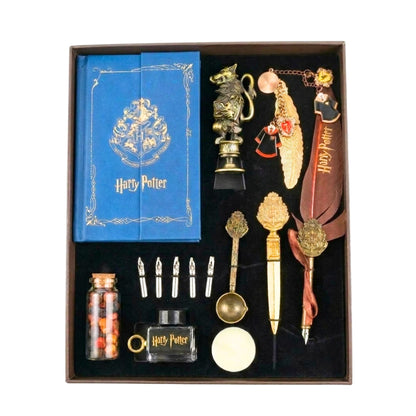 Harry Potter Quill & Wax Seal Luxury Gift Set (select variant) (Box size 29 x 24 cm)
