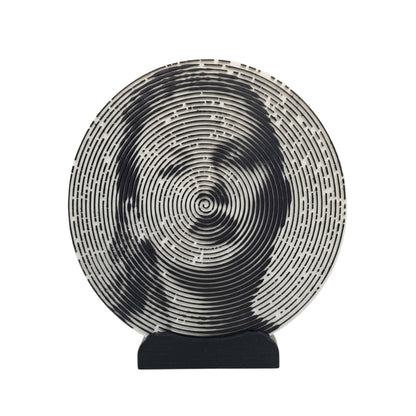 Taylor Swift Monochromatic Spiral Tabletop Portrait