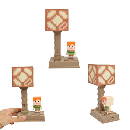 Minecraft Pixel Alex Block Lamp (18 cm)