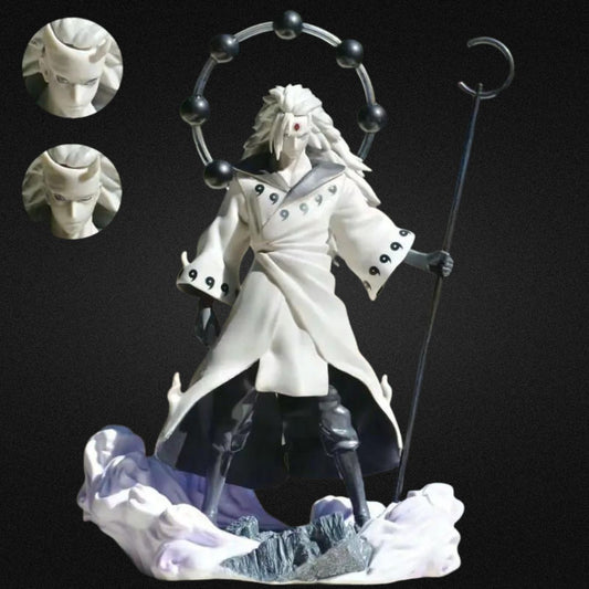 madara uchiha 24 cm with replaceable heads naruto