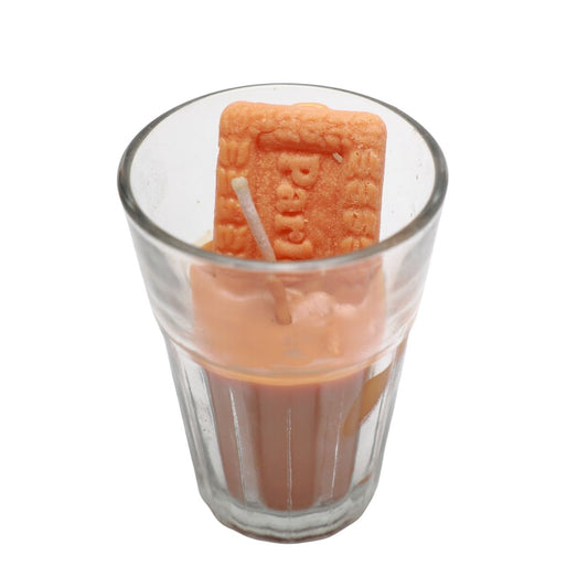 Hand-made Chai Biscuit Candle (Pack of 1) with fragrance