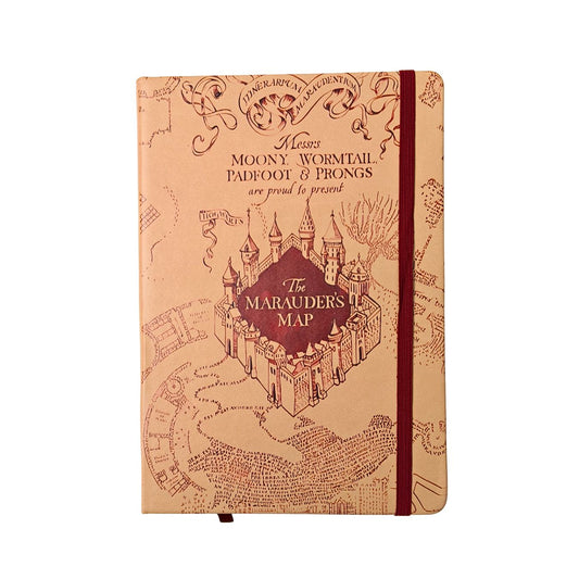 marauders map strap held diary a5 size harry potter