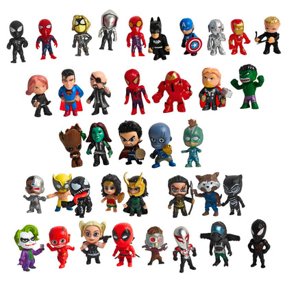 Mini Superheroes figures set of 32 (3 cm each)