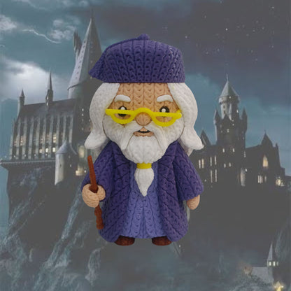 Harry Potter (select character) - Knitted effect figure (made of PVC, not yarn) (10 cm)