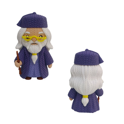 Harry Potter (select character) - Knitted effect figure (made of PVC, not yarn) (10 cm)